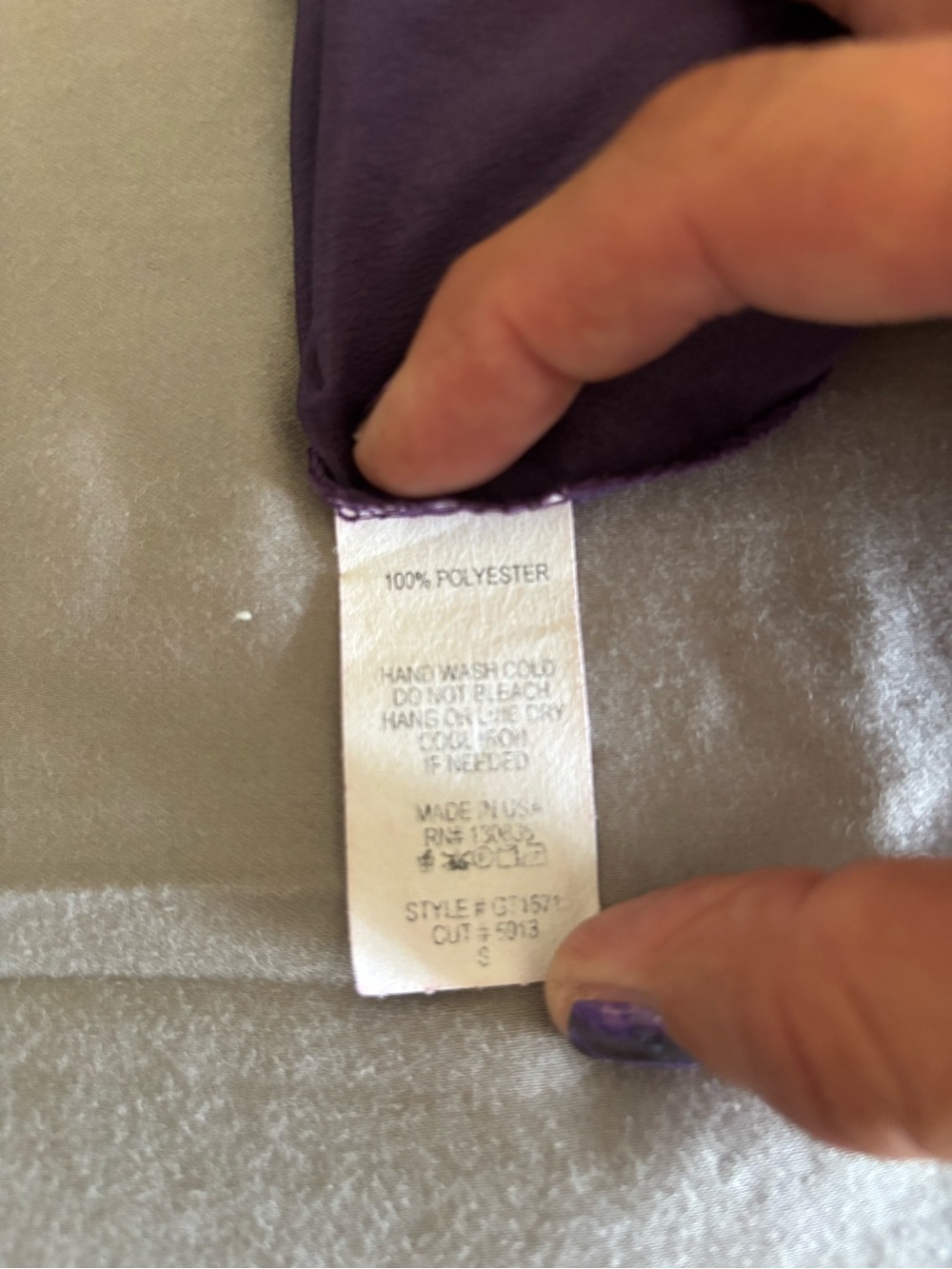 Wish Purple Layered Ruffle Camisole - Picture 5 of 5